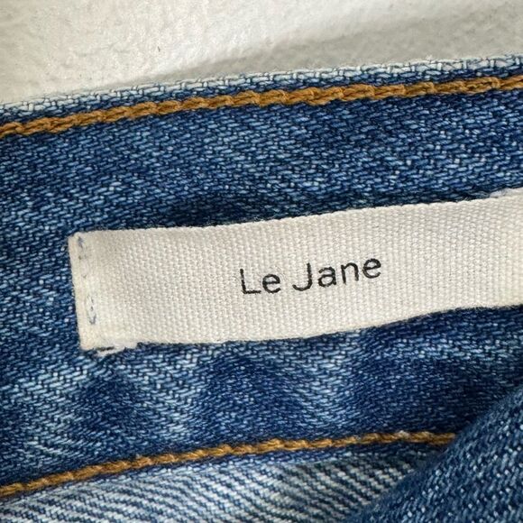 FRAME $673 LE JANE ATELIER TWISTED SEAM HIGH-RISE STRAIGHT-LEG JEANS - Picture 12 of 14